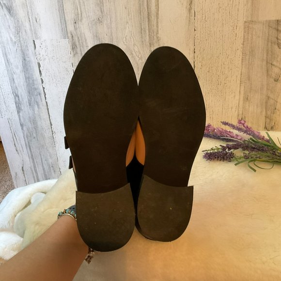 Alex + Alex Women's Size 9.5 EU Size 40 Loafers Pink & Black Shoes Flats Buckle - Picture 7 of 13